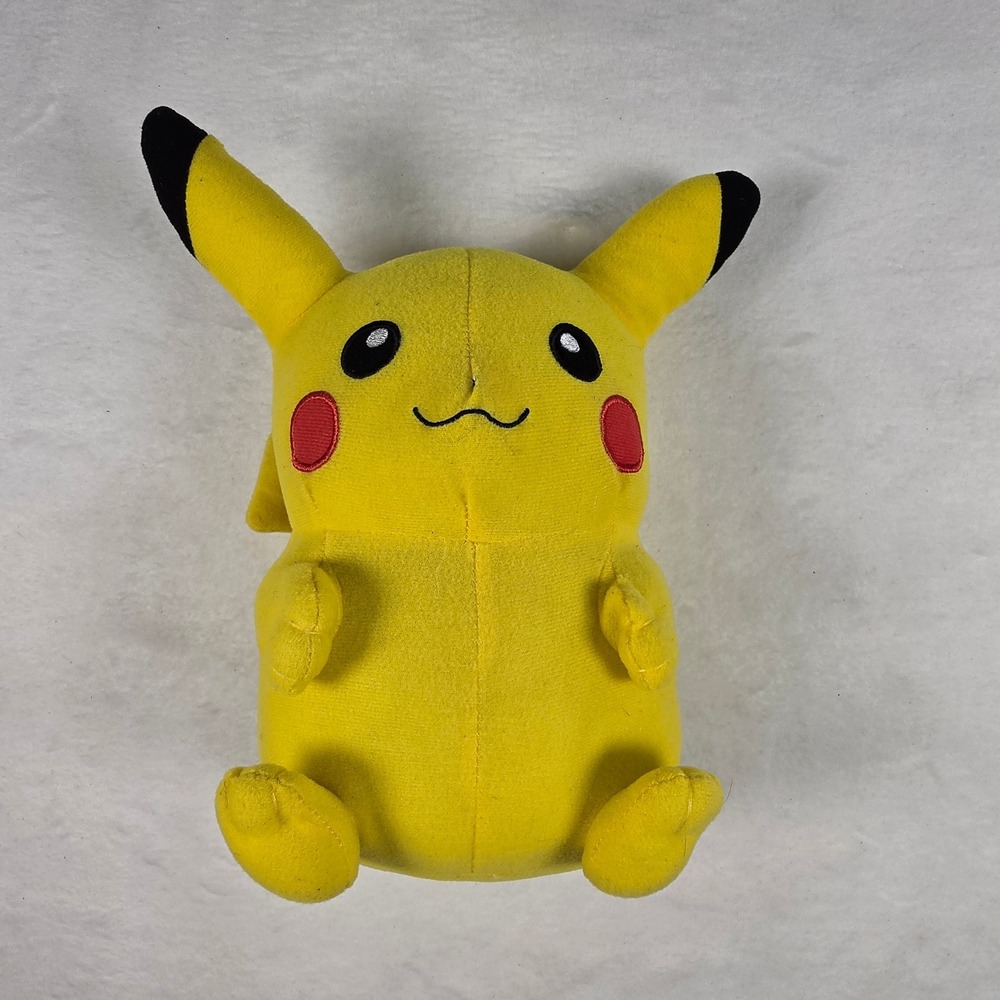 Pokemon‎ Pikachu Plush Toy Factory Yellow Stuffed Animal 9.5 Inch 2022 Nintendo